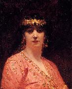 Jean-Joseph Benjamin-Constant Portrait of an Arab Woman Spain oil painting artist